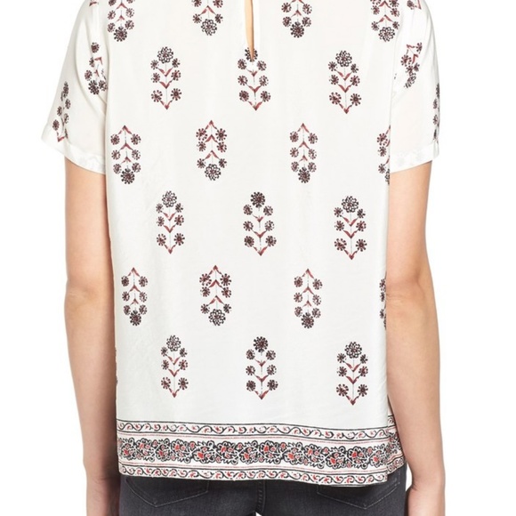 Madewell Silk floral top - size S - Picture 3 of 8